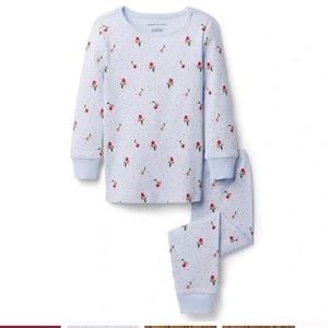 Janie and Jack Cherry Print Pajamas Sz 4
